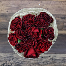 Load image into Gallery viewer, Burgundy Red Rose Hearts
